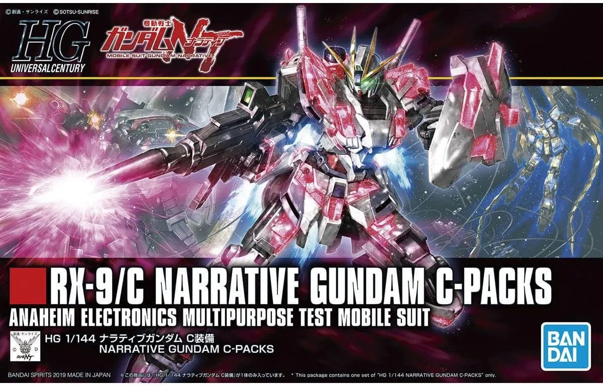 1/144 HGUC "Mobile Suit Gundam Narrative" Narrative Gundam C Equipment