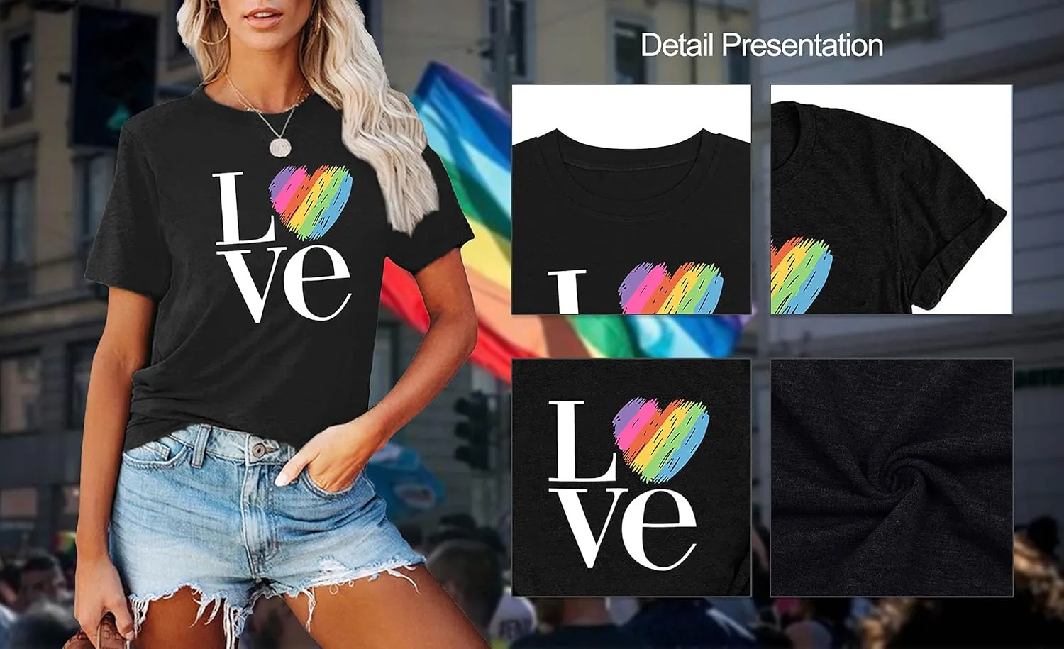 Enough Shirt Womens Inspirational Letter Rainbow Graphic Tshirt Gay Pride Casual Tee Tops