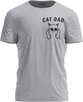 Funny Cat Dad Humor T-Shirt  Hilarious Cat Lover Joke Shirt for Men