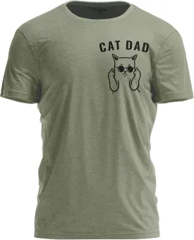 Funny Cat Dad Humor T-Shirt  Hilarious Cat Lover Joke Shirt for Men