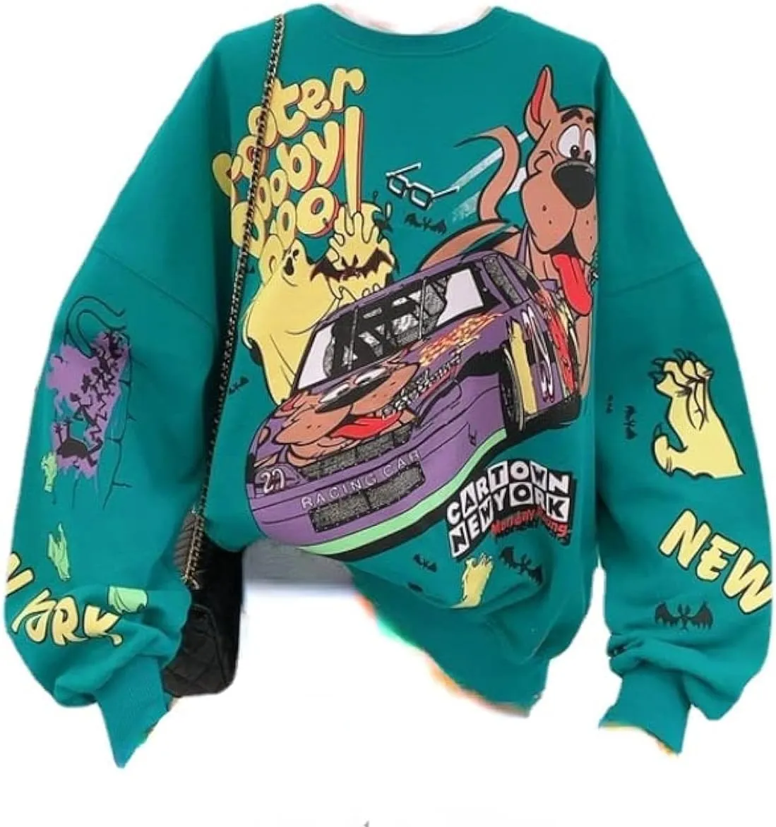 Kawaii Sweatshirt Harajuku Ladies Pullover Women's Anime Hoodiem Y2K Garbage Clothes, Kawaii Gothic Clothing