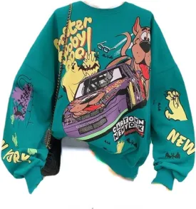 Kawaii Sweatshirt Harajuku Ladies Pullover Women's Anime Hoodiem Y2K Garbage Clothes, Kawaii Gothic Clothing