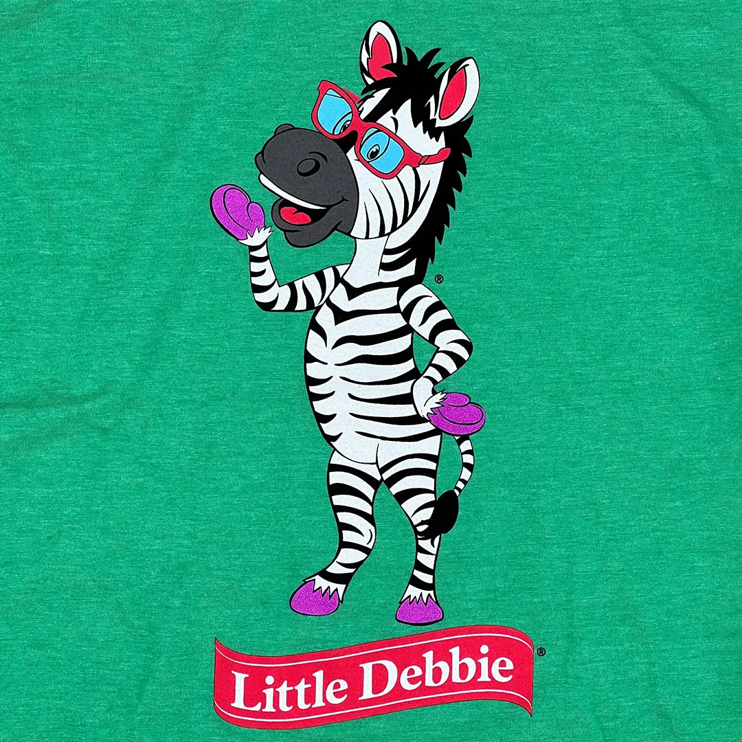 Zain the Zebra Green T-Shirt